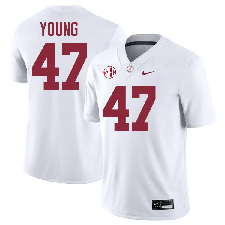 Byron Young Alabama Jersey,University Of Alabama Crimson Tide Football Jersey,Uniforms-White